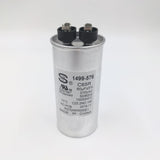 C65R Motor Round Dual Run Capacitor 60 uF ±5% 370VAC 50/60 Hz