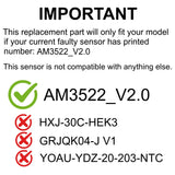 Humidity Sensor Replacement AM3522_V2.0 for GE ADHL Dehumidifiers